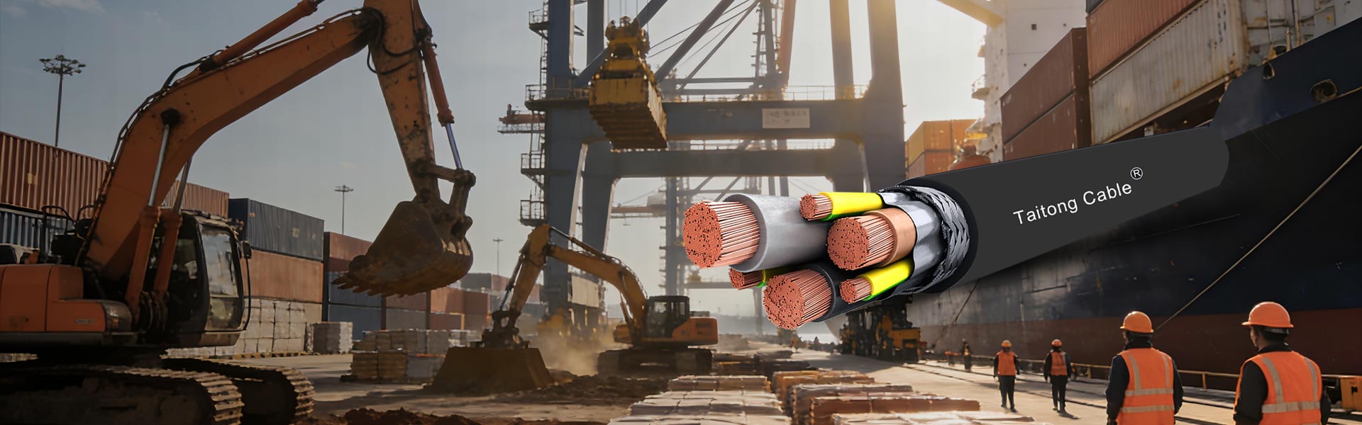 일반 고무 피복 유연성 케이블