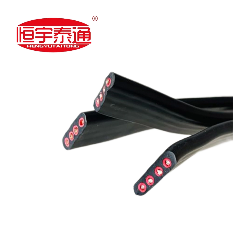 유연한 플랫 케이블 NBR PUR PVC TPE TPU